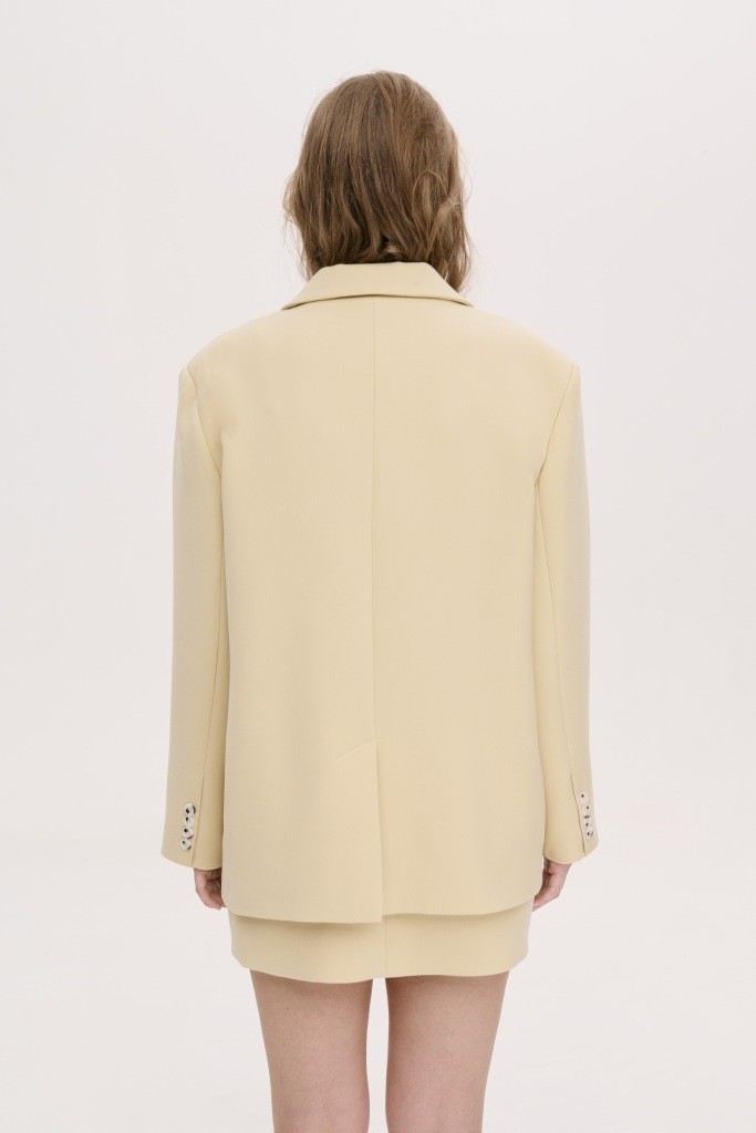 ОБʼЄМНИЙ ПОДОВЖЕНИЙ ЖАКЕТ ПРЯМОГО СИЛУЕТУ 1169 зображення 3